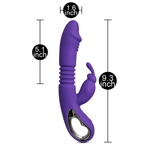 Silicone Thrusting Rabbit Vibrator